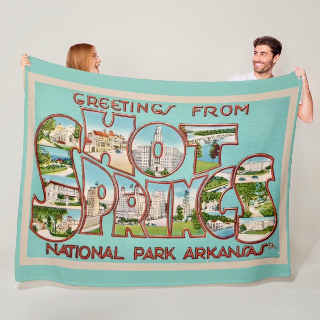 Velo Cobertor de Fleece Hot Springs Arkansas (In Situ)