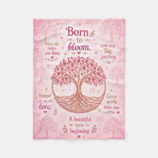 Velo Cobertor de fleece impresso para Baby Shower Menin
