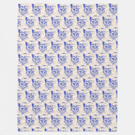 Velo Cobertor de Fleece Kitty