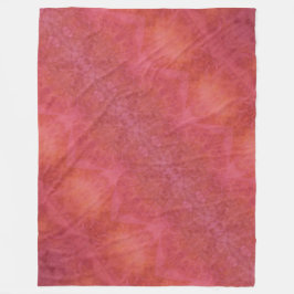 Velo Cobertor de Fleece Laranja e Rosa Alegre