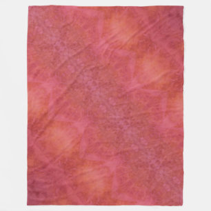 Velo Cobertor de Fleece Laranja e Rosa Alegre