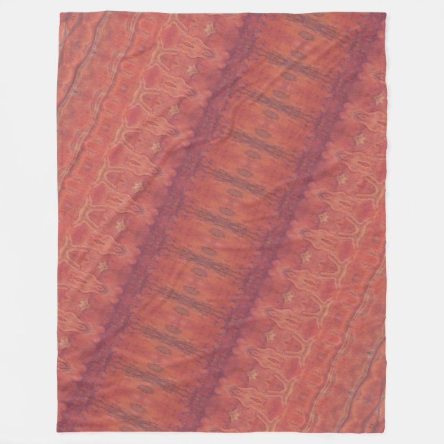 Velo Cobertor de Fleece Laranja Queimada II (Frente)