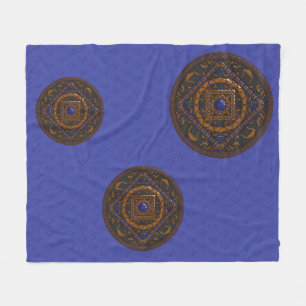 Velo Cobertor de Fleece Libra Mandala