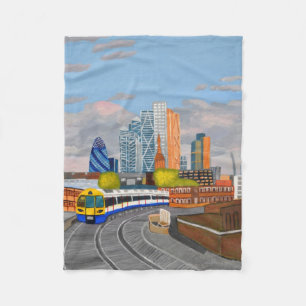 Velo Cobertor de Fleece London Overground