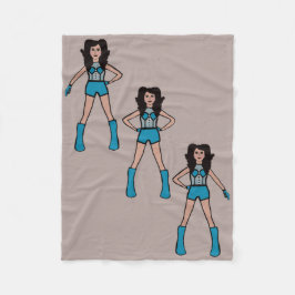 Velo Cobertor de Fleece Majorette/Turquesa