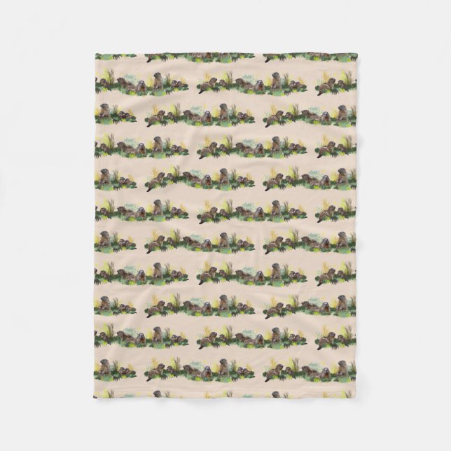 Velo Cobertor de Fleece Marmot Meadow (Creme) (Frente)