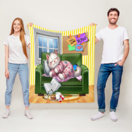 Velo Cobertor de Fleece Médio WE LOVE YOU Kitten