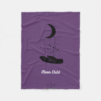 Velo Cobertor de Fleece Moon Child