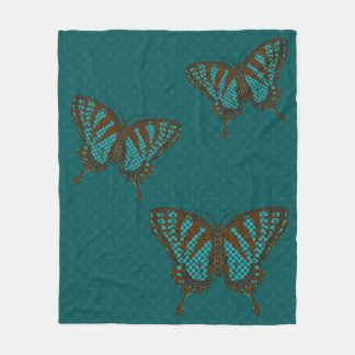Velo Cobertor de Fleece Native Swallowtail