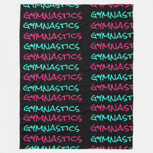 Velo Cobertor de Fleece para Ginástica Ginasta Rabisco
