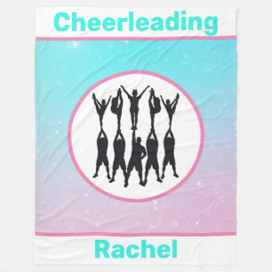 Velo Cobertor de Fleece Pastel de Cheerleading