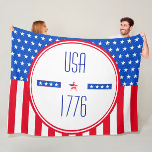 Velo Cobertor de Fleece Patriota Americano