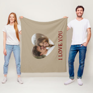 Velo Cobertor de Fleece Personalizado com Foto para o D