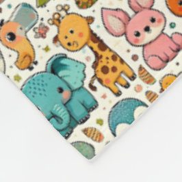 Velo Cobertor de fleece personalizado com monograma em