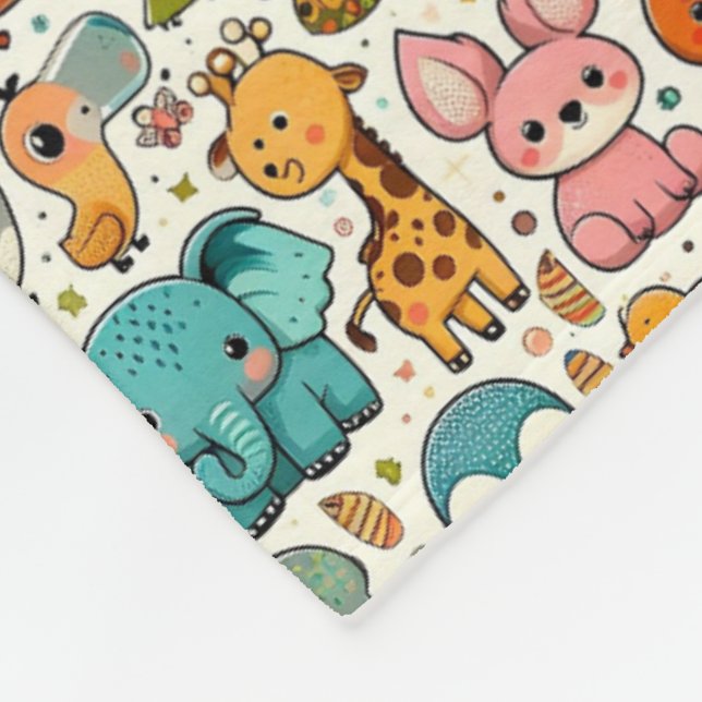 Velo Cobertor de fleece personalizado com monograma em  (Quina)