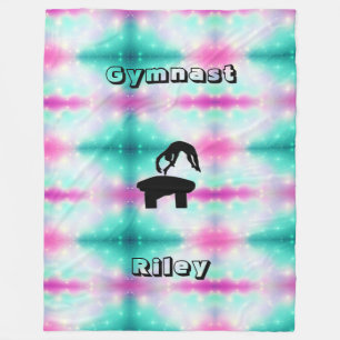 Velo Cobertor de Fleece Personalizado Ginástica Salto G