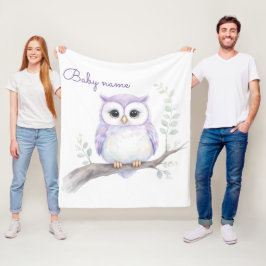 Velo Cobertor de Fleece Personalizado para Chás de Bebê