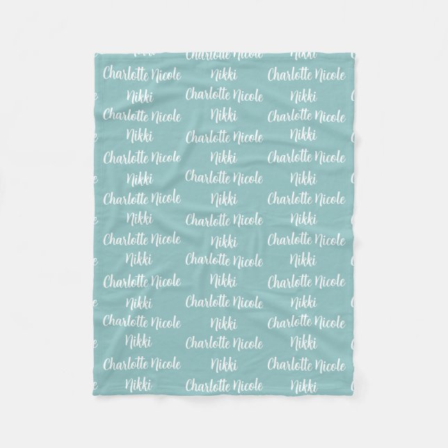 Velo Cobertor de Fleece Personalizado para Crianças (Frente)