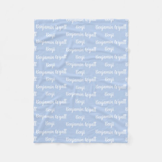 Velo Cobertor de Fleece Personalizado para Crianças (Frente)