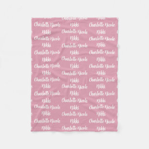 Velo Cobertor de Fleece Personalizado para Crianças