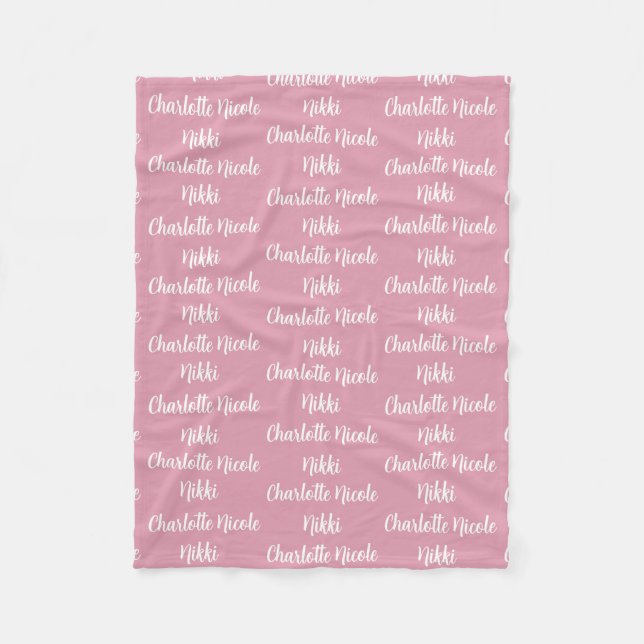 Velo Cobertor de Fleece Personalizado para Crianças (Frente)