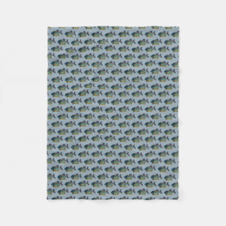 Velo Cobertor de Fleece Piranha Frenzy (Azul)