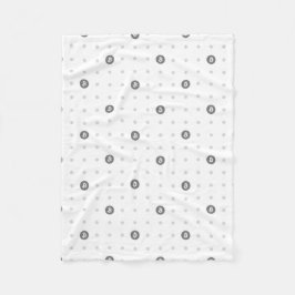 Velo Cobertor de Fleece Pontos Polka Bitcoin