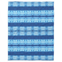 Cobertor de Fleece Shibori Entrelaçado