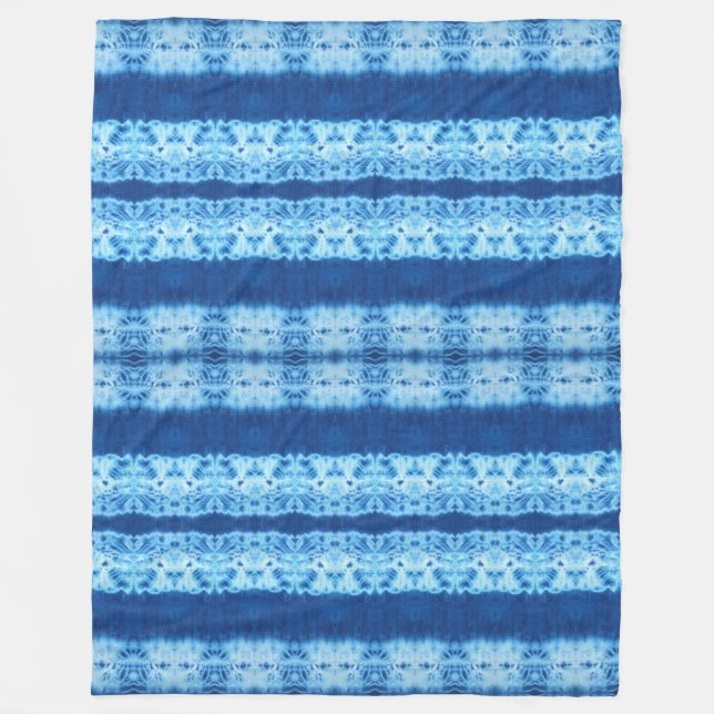 Velo Cobertor de Fleece Shibori Entrelaçado (Frente)