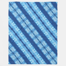 Velo Cobertor de Fleece Shibori Entrelaçado