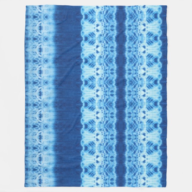 Velo Cobertor de Fleece Shibori Interlace II (Frente)