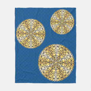 Velo Cobertor de Fleece Sol Celestial