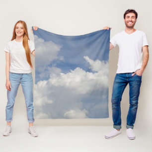 Velo Cobertor de Fleece Sonhador de Nuvens