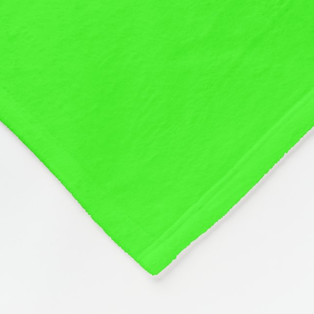 Velo Cobertor de Fleece Verde Neon (Quina)