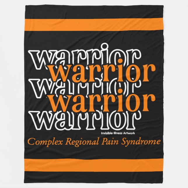 Velo Cobertor de Fleece Warrior/Repetido...CRPS (Frente)
