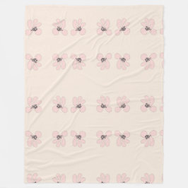 Velo cobertor de flor rosa