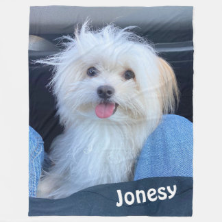 Velo Cobertor de Foto de Cachorro Personalizado com Nom