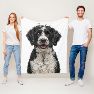 Velo Cobertor de Foto Personalizado do Cão de Água