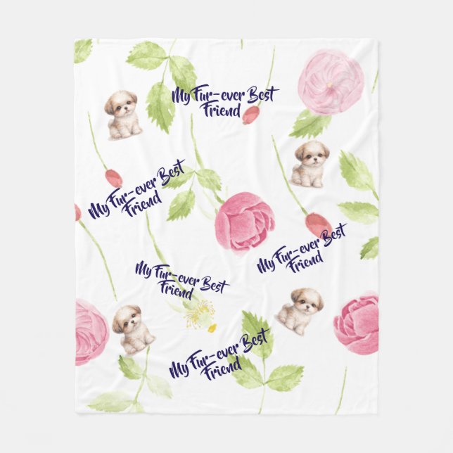 Velo Cobertor de Fralda de Shih Tzu (Frente)