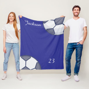 Velo Cobertor de Fraldas Personalizado de Futebol para