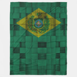 Velo Cobertor de Lã Bandeira Imperial do Brasil
