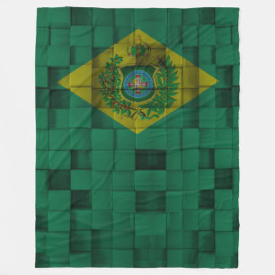 Velo Cobertor de Lã Bandeira Imperial do Brasil