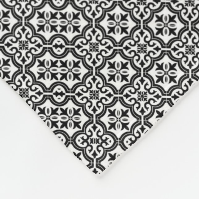 Velo Cobertor de Ladrilho com Monograma Ornamentado (Quina)