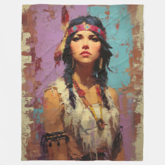 Velo Cobertor de Lançar de Arte Boho Inspirado nos Nati