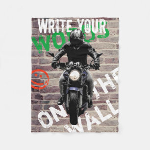 Velo Cobertor de Moto Parede de Tijolo Grafite Personal