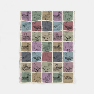Velo Cobertor de Pato Retrô Cozy Farm Animal Throw