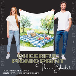 Velo Cobertor de Piquenique de Fleece