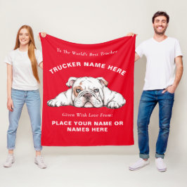 Velo Cobertor de Presente para Caminhoneiro Bull Dog (P