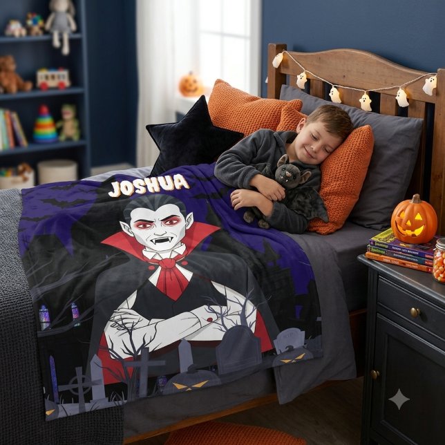 Velo Cobertor de Vampiro de Halloween Personalizado par (Criador carregado)