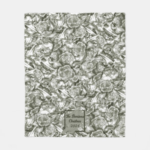 Velo cobertor de velinha de Natal personalizado